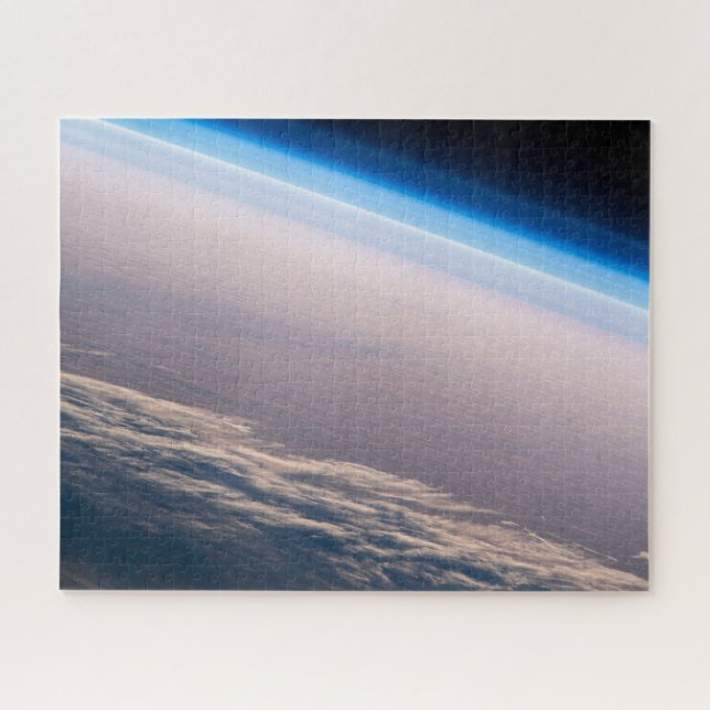 Quebra-cabeça Um Sunset Orbital Ao Largo Da Costa Do Cabo San Lu (Horizontal)