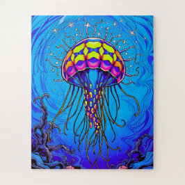 Quebra-cabeça Uma água-viva radiante para crianças