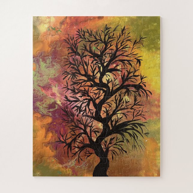 Quebra-cabeça Uma árvore na tempestade (Vertical)