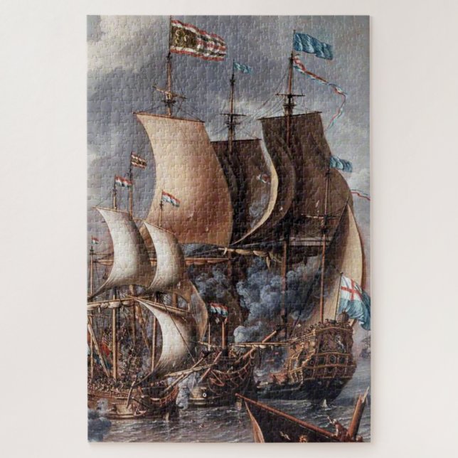 Quebra-cabeça “Uma Batalha Naval” por Lorenzo a Castro (Vertical)