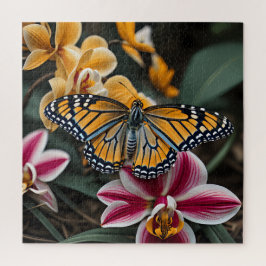 Quebra-cabeça Uma borboleta vibrante