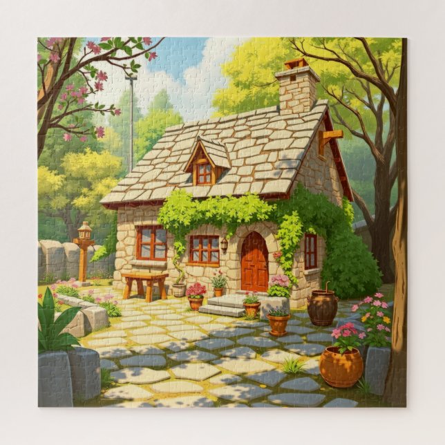 Quebra-cabeça Uma casca de pedra pitoresca (Vertical)