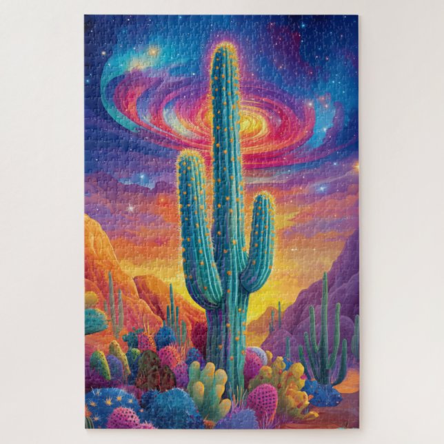 Quebra-cabeça Uma cena do deserto psicodélico (Vertical)