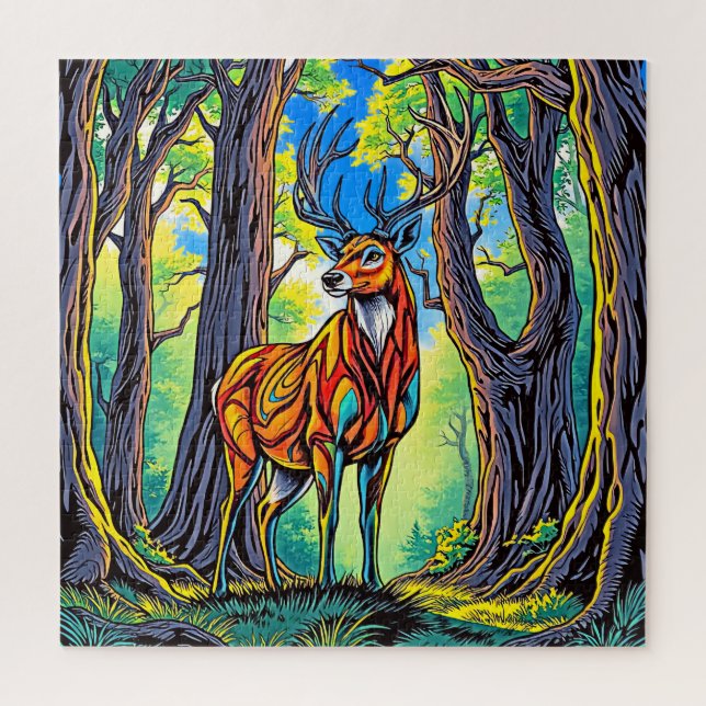 Quebra-cabeça Uma cena majestosa de renderização artística (Vertical)