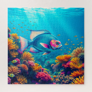Quebra-cabeça Uma cena submarina mesmergente