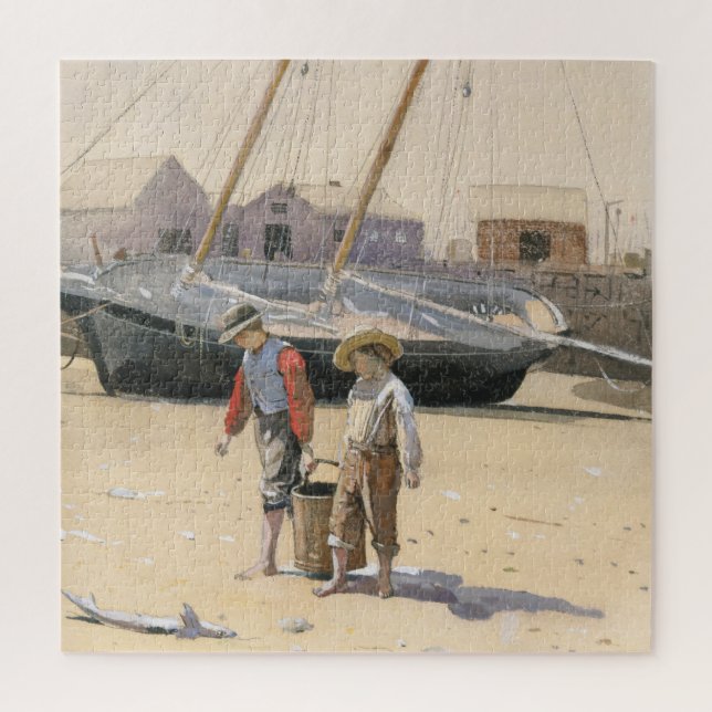 Quebra-cabeça Uma cesta de amêijoas (Vertical)