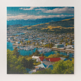 Quebra-cabeça Uma cidade costeira pitoresca