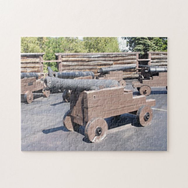 Quebra-cabeça Uma coleção de canhões (Horizontal)