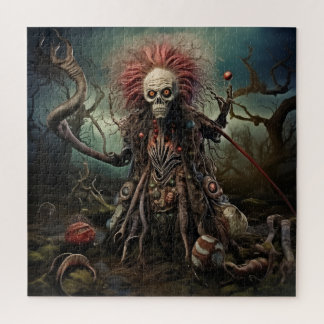 Quebra-cabeça Uma Criatura Do Pântano Assustadora