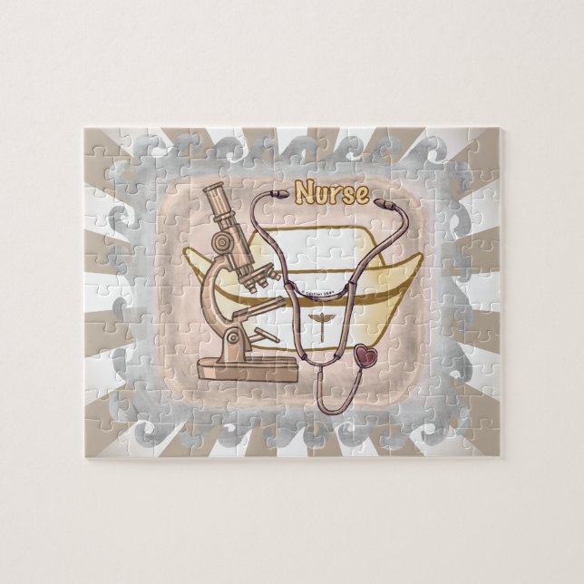 Quebra-cabeça Uma enfermeira muito legal (Horizontal)