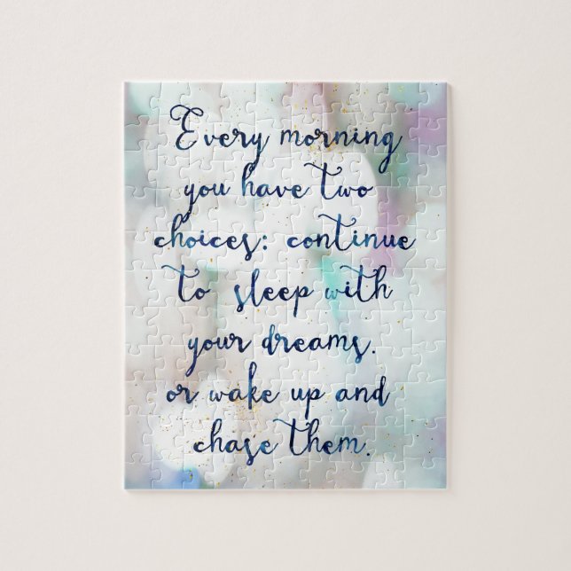 Quebra-cabeça Uma escolha (Vertical)