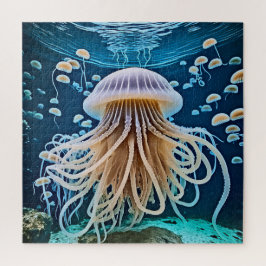 Quebra-cabeça Uma exibição cativante de águas-vivas.