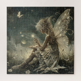 Quebra-cabeça Uma Fada Encantadora ao Luar