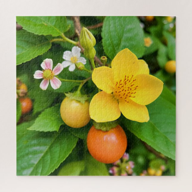 Quebra-cabeça Uma floração (Vertical)