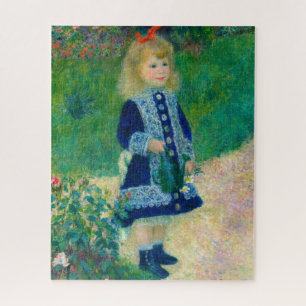 Quebra-cabeça Uma garota com uma lata de água por Pierre Renoir