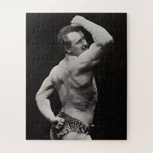 Quebra-cabeça Uma Nova Pose de StrongMen Eugen Sandow Musculação