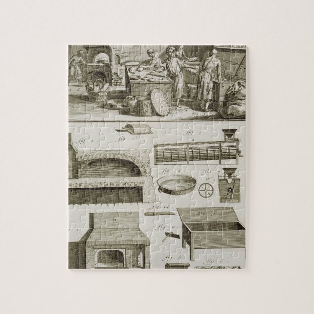 Quebra-cabeça Uma padaria e um equipamento do cozimento, 'do (Vertical)