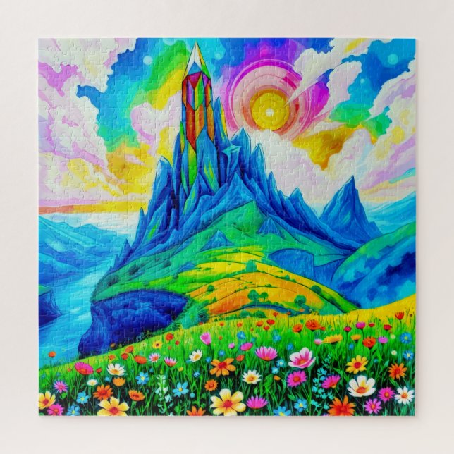 Quebra-cabeça Uma paisagem encantadora (Vertical)
