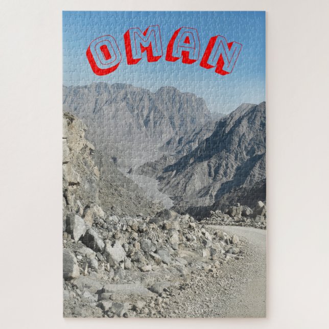 Quebra-cabeça Uma paisagem montanhosa robusta. (Vertical)