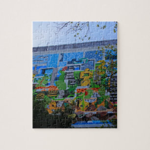 Quebra-cabeça Uma pintura mural no San Antonio Riverwalk