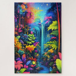 Quebra-cabeça Uma selva psicodélica