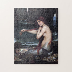 Quebra-cabeça Uma Sereia John William Waterhouse Mythological
