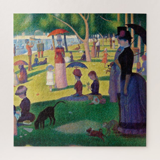 Quebra-cabeça Uma tarde de domingo em La Grande Jatte (Vertical)