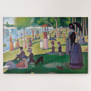 Quebra-cabeça Uma tarde de domingo em La Grande Jatte, Seurat