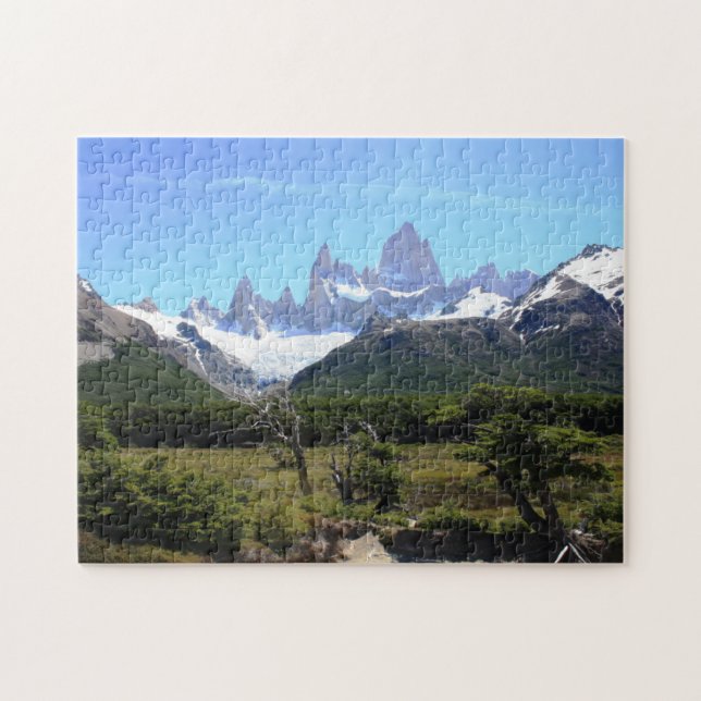 Quebra-cabeça Uma vista da montagem Fitz Roy (Horizontal)