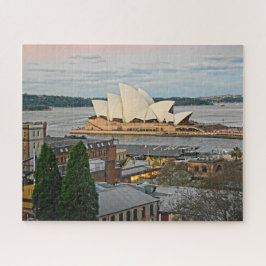 Quebra-cabeça Uma vista para Sydney Opera House - 16x20 - 520 pc