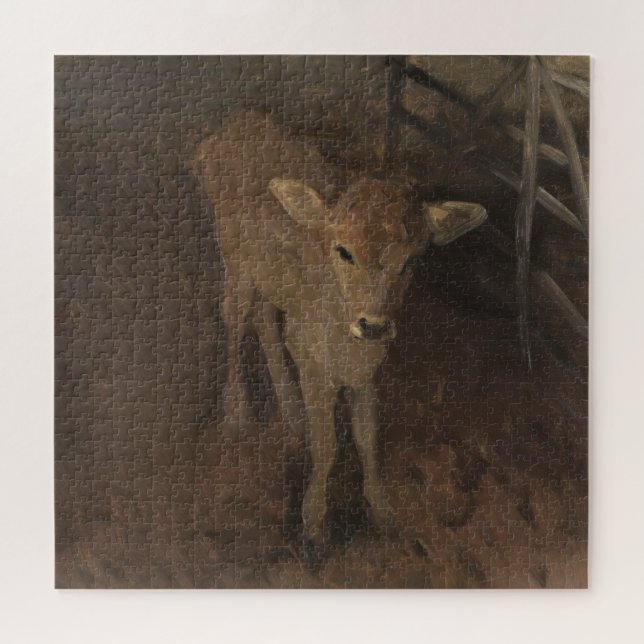 Quebra-cabeça Uma vitela do jérsei (Horizontal)