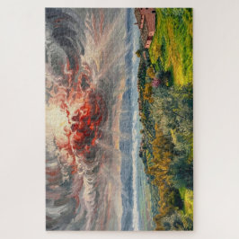 Quebra-cabeça Umbrian Light: Montefalco Sky Gallery Edition