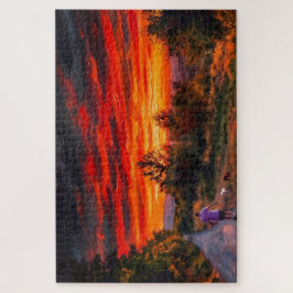 Quebra-cabeça Umbrian Sunset Stroll: Gallery Edition