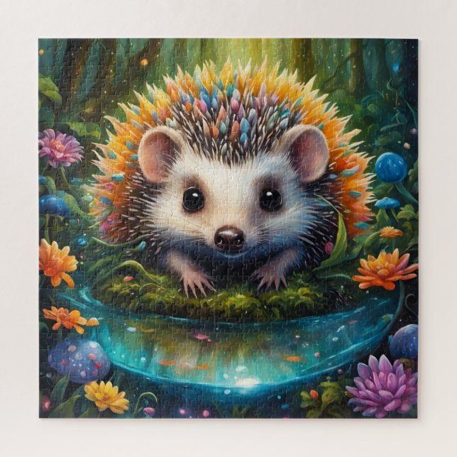 Quebra-cabeça Un adorable hérisson (Vertical)