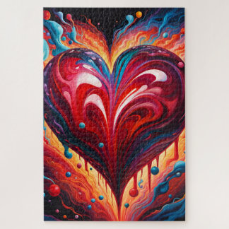 Quebra-cabeça Un coeur qui fond