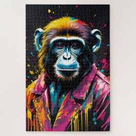 Quebra-cabeça Un singe moderne