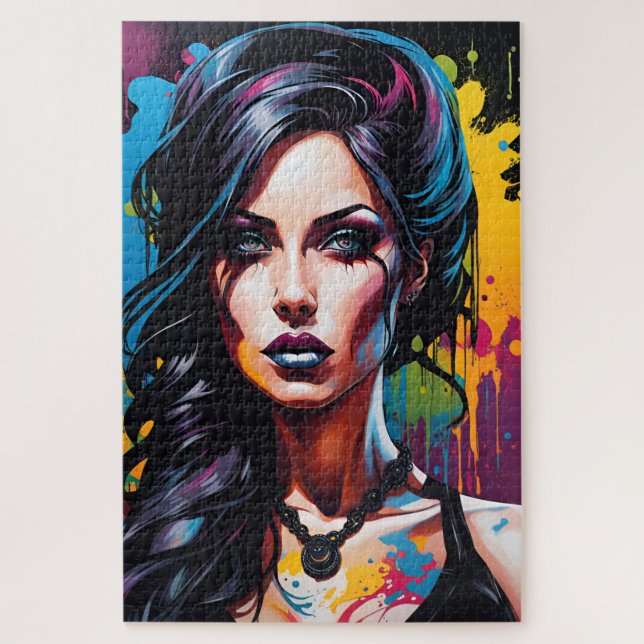 Quebra-cabeça Une belle gothique moderne (Vertical)