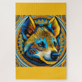 Quebra-cabeça Une hyène colorée