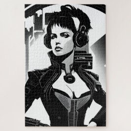 Quebra-cabeça Une rétro en cyberpunk en musique