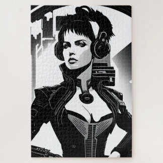 Quebra-cabeça Une rétro en cyberpunk en musique