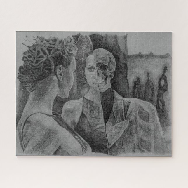 Quebra-cabeça único Design - REFLECÇÃO (Horizontal)