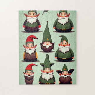 Quebra-cabeça único dos gnomos - 252 peças