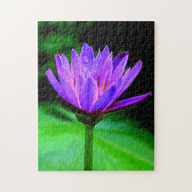 Quebra-cabeça Único lírio de água (Vertical)