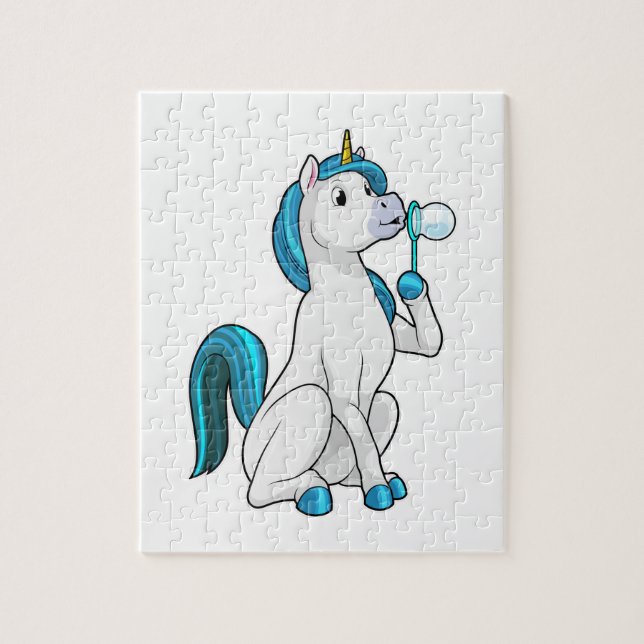 Quebra-cabeça Unicorn com bolhas Soap (Vertical)
