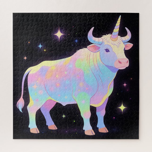 Quebra-cabeça Unicorn Cow Puzzle (Vertical)