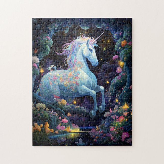 Quebra-cabeça Unicorn Fantasy Art (Vertical)