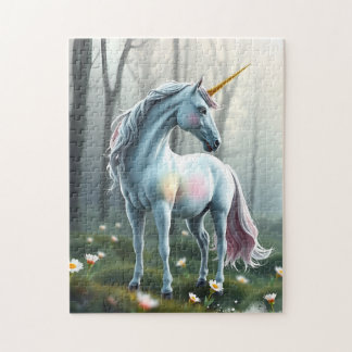 Quebra-cabeça Unicorn In Forest
