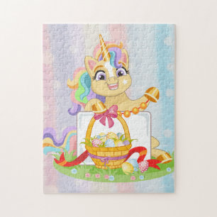 Quebra-cabeça Unicorn primavera mágico unicórnios férias de verã