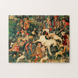 Quebra-cabeça Unicorn Tapestries defende Caça