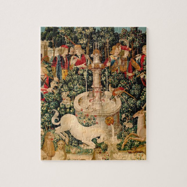 Quebra-cabeça Unicorn Tapestries Encontrou Legenda Mítica (Vertical)
